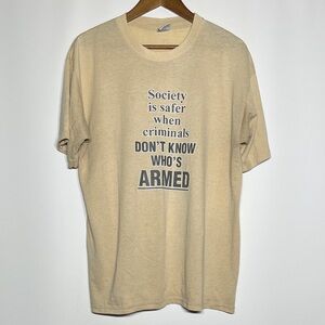 Classic Beige Graphic Tee